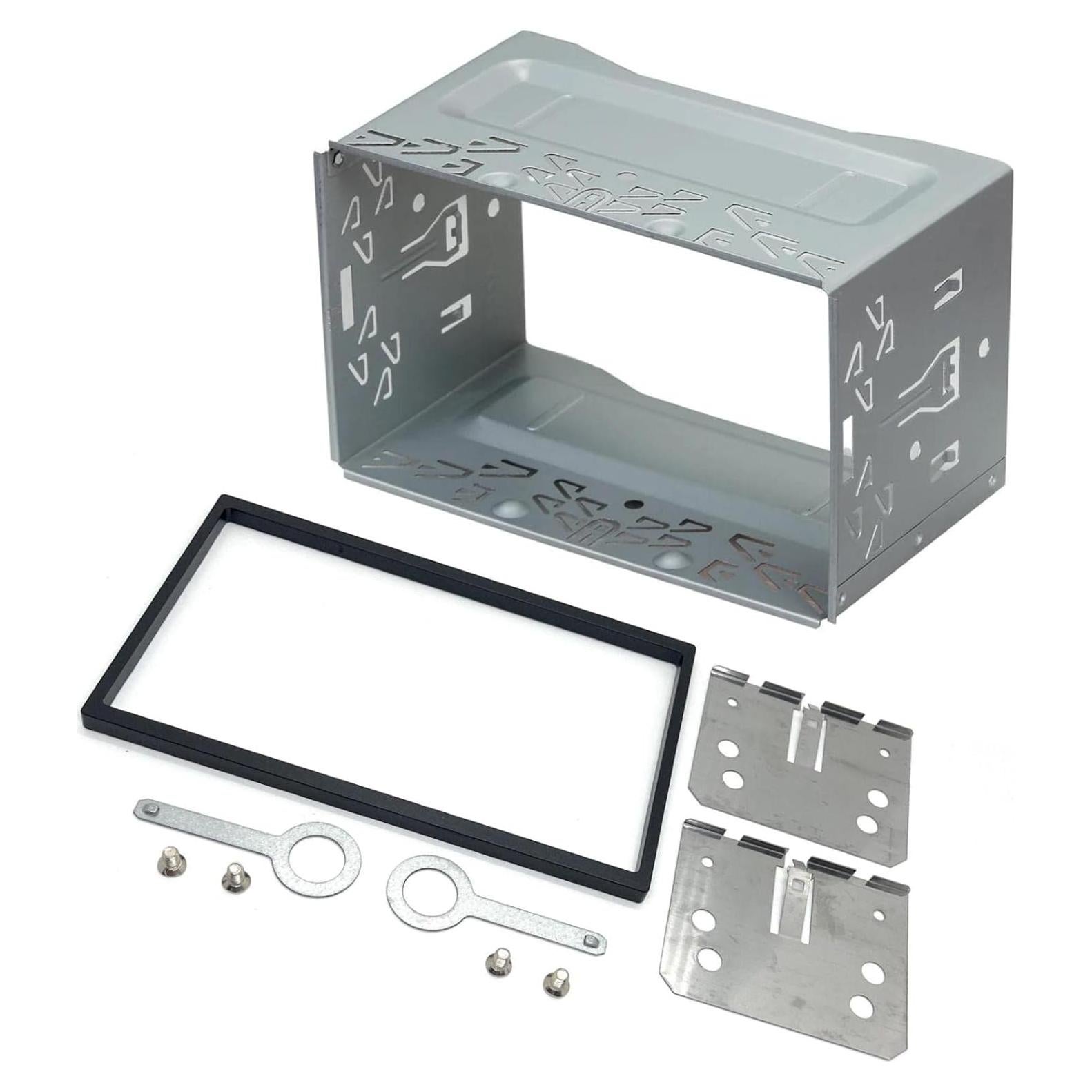 Jaula Universal Doble DIN Sound-Way con Marco de Metal