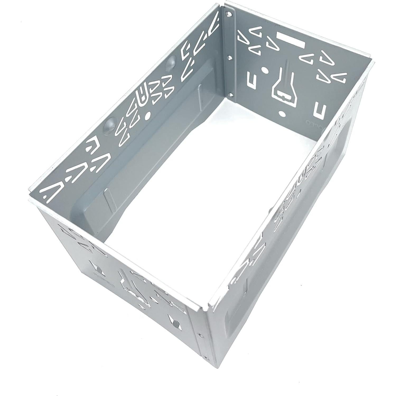 Jaula Universal Doble DIN Sound-Way con Marco de Metal