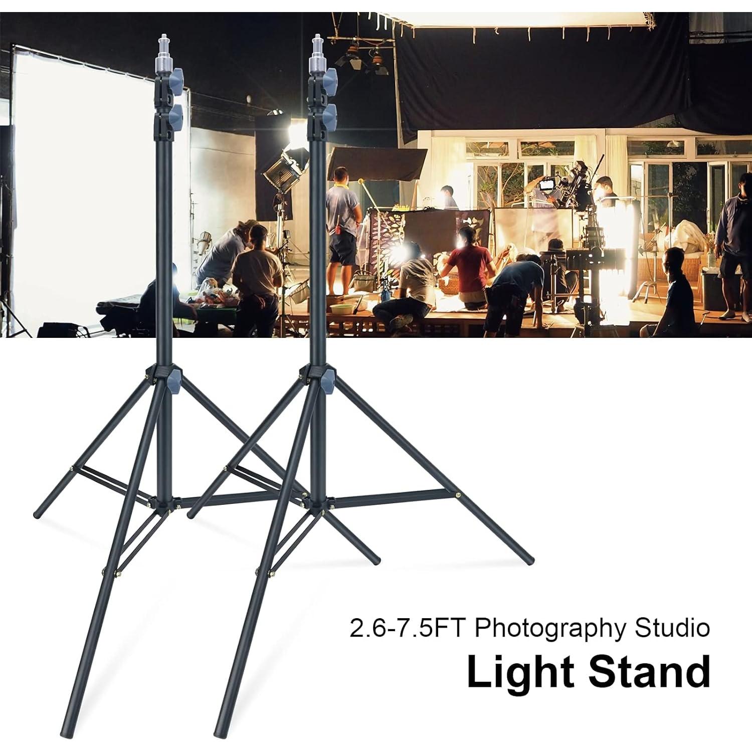 Juego de 2 Soportes de Luz LINCO Zenith 225cm para Fotografía