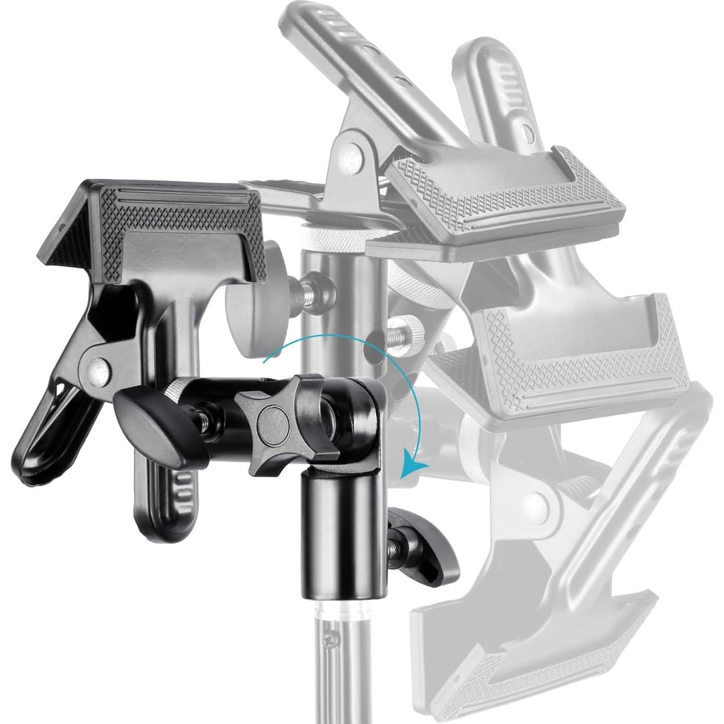 Soporte de Abrazadera de Metal KAGYOKU 2 Pcs para Reflectores