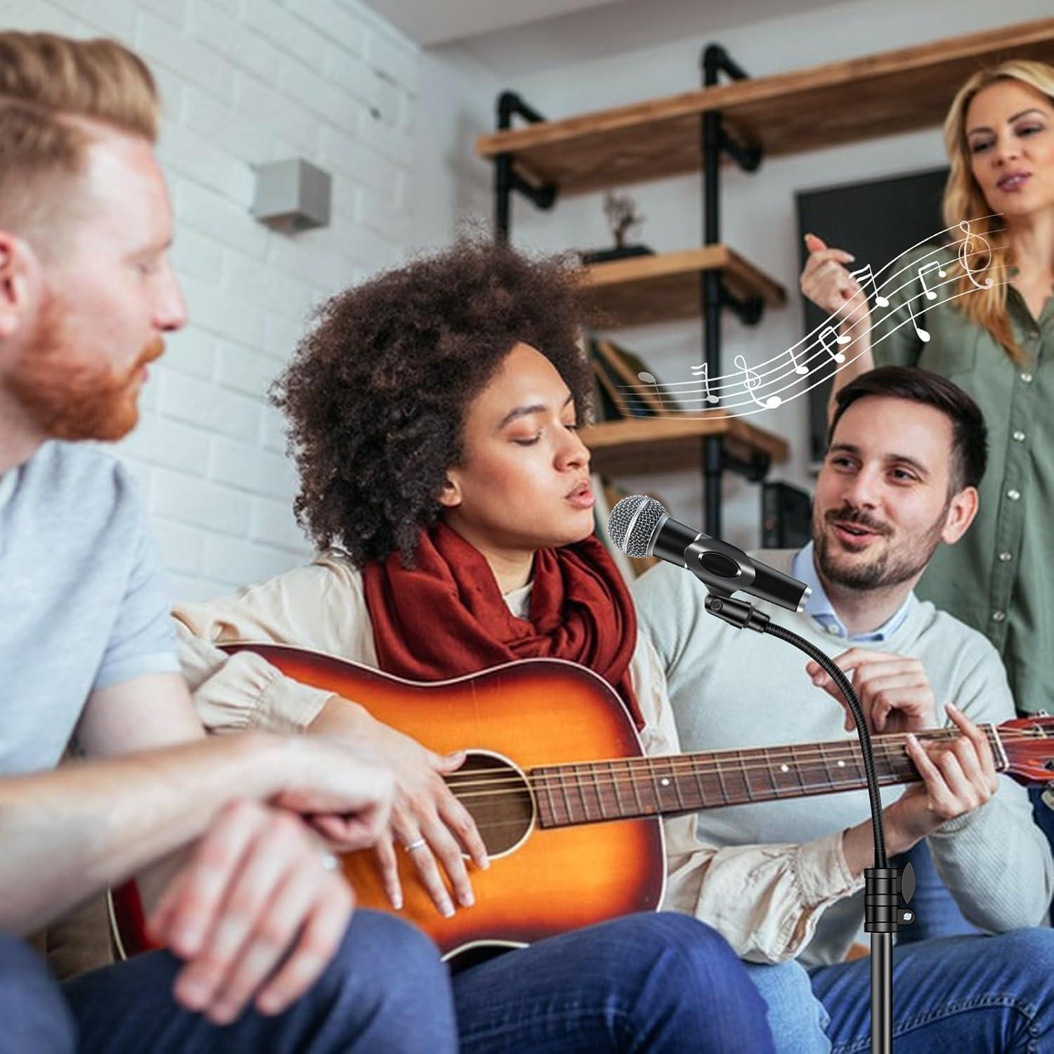 Soportes de Micrófono Ajustables con Cuello de Ganso - Paquete de 2