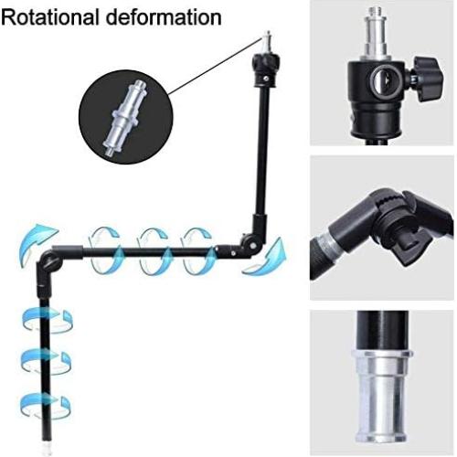 Brazo Articulado Ajustable Fotoconic 3 Secciones 360° Aluminio