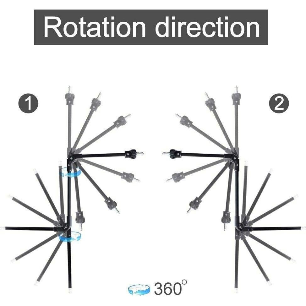 Brazo Articulado Ajustable Fotoconic 3 Secciones 360° Aluminio