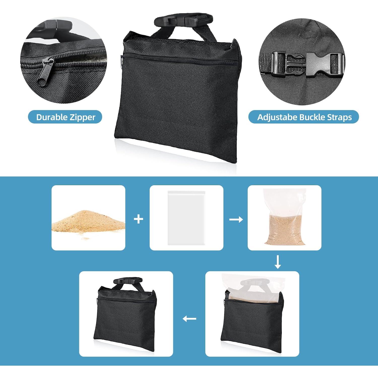 6 Bolsas de Arena IFKDNR Alta Resistencia 2.72 kg para Soporte