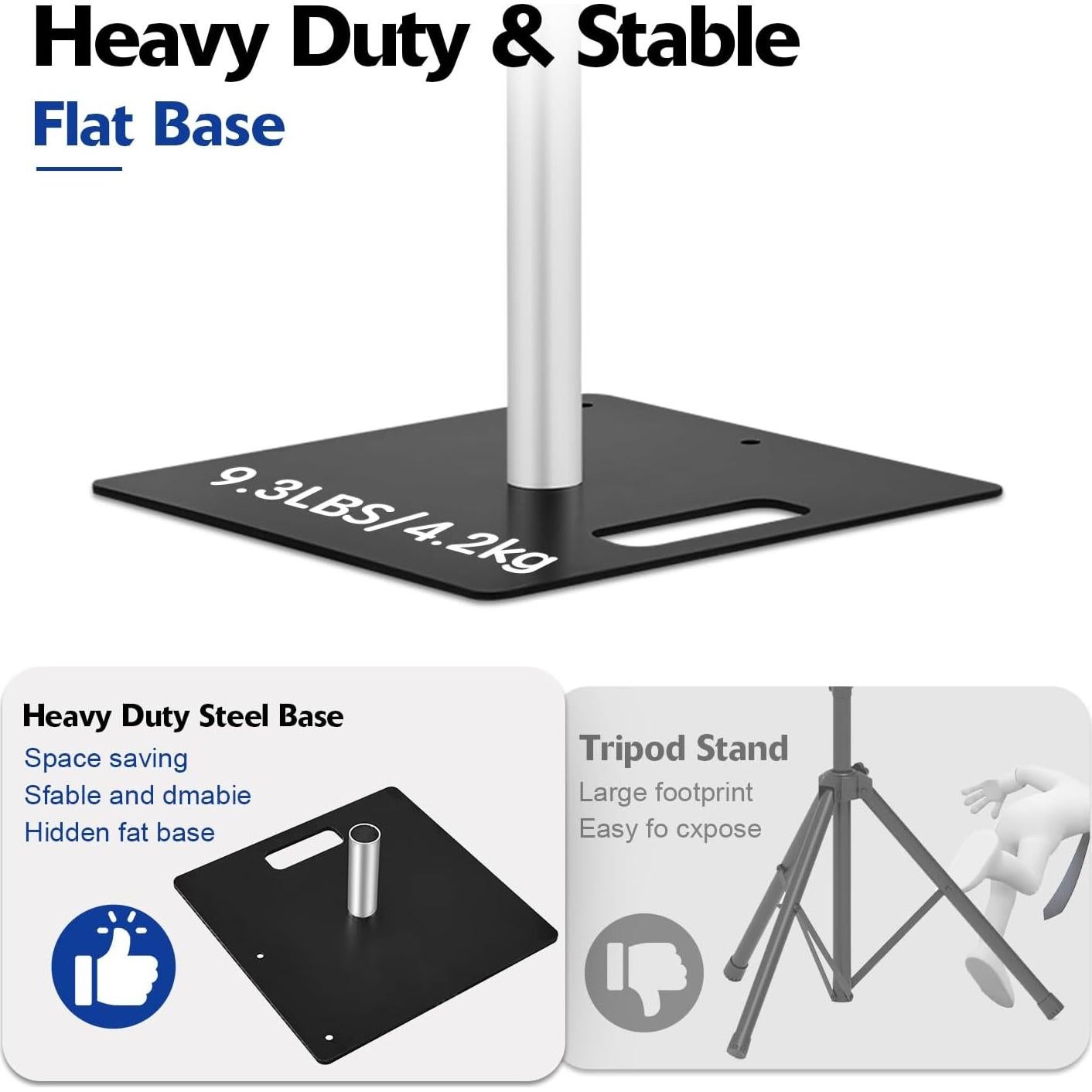 Soporte de fondo ajustable Hecis 2.4x3.0m para decoraciones