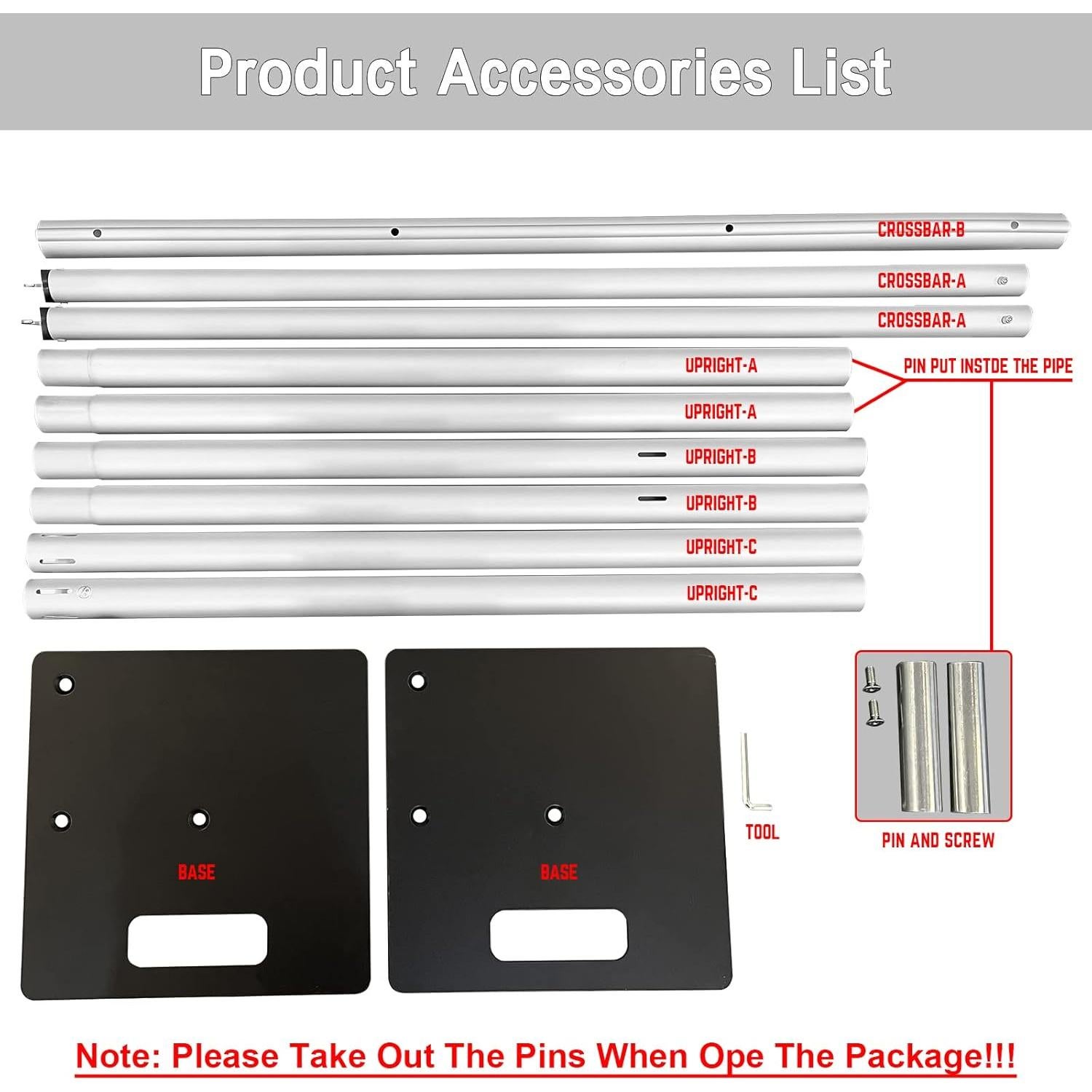 Soporte de fondo ajustable Hecis 2.4x3.0m para decoraciones