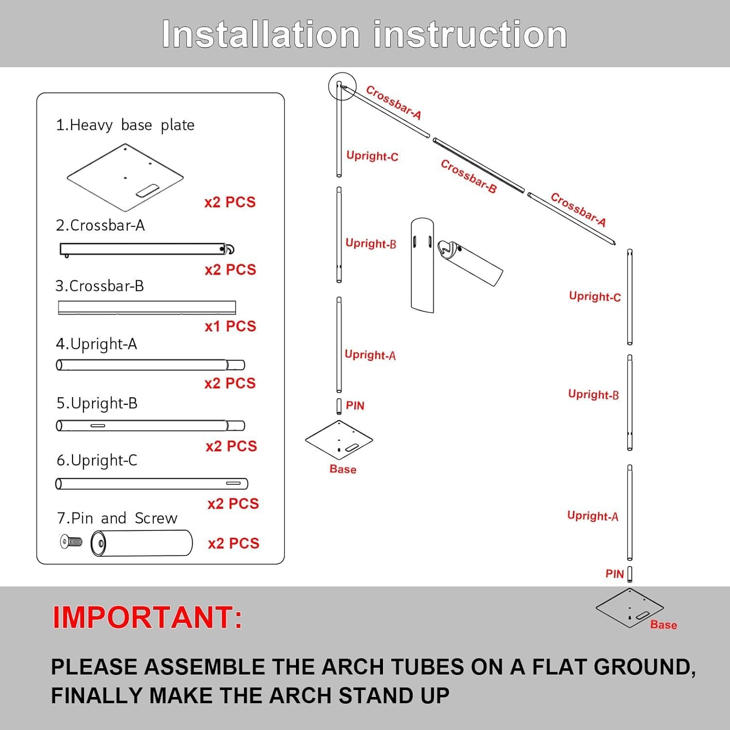 Soporte de fondo ajustable Hecis 2.4x3.0m para decoraciones