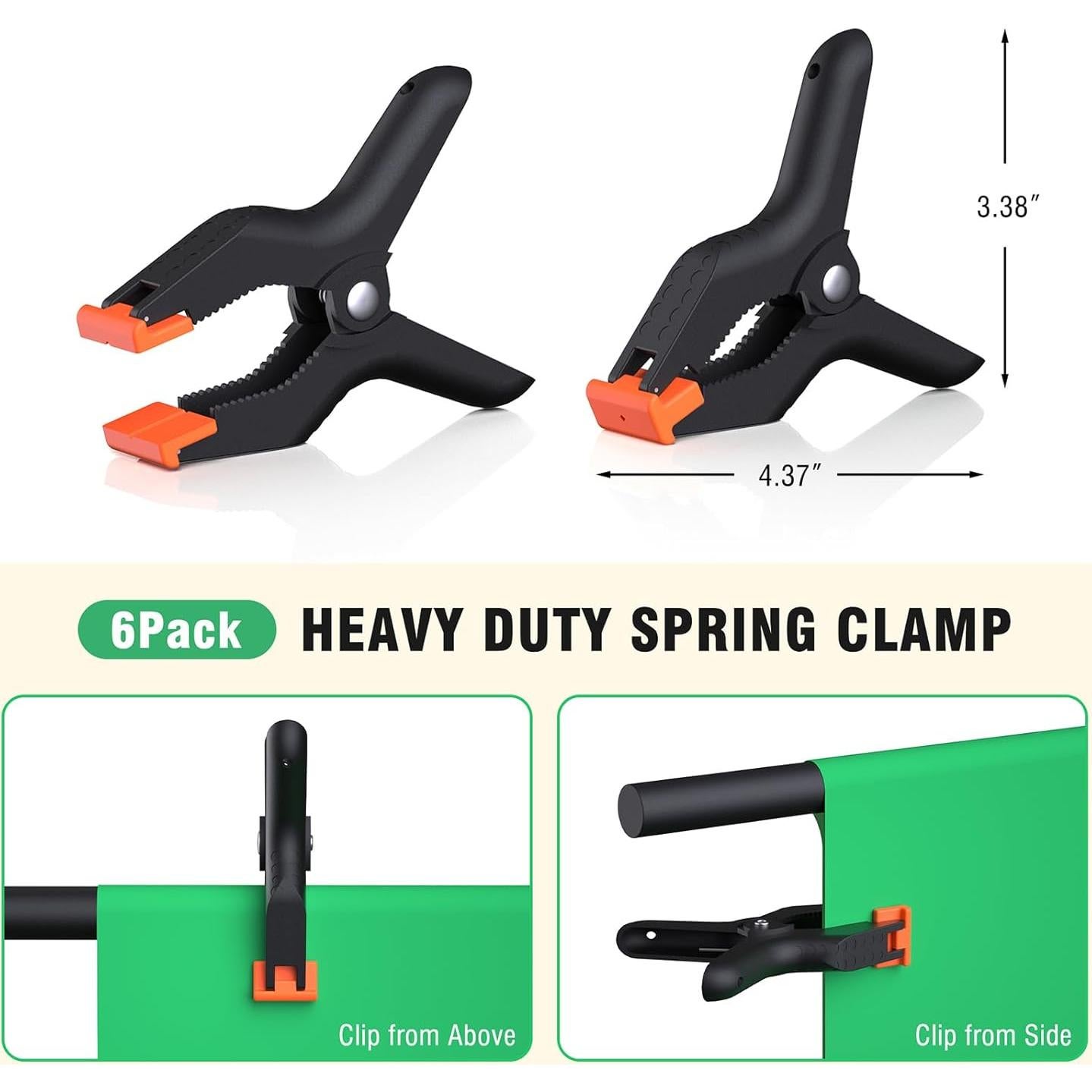 Kit de Fondo Verde Portátil Forlogic 2.44x1.62m con Soporte Ajustable