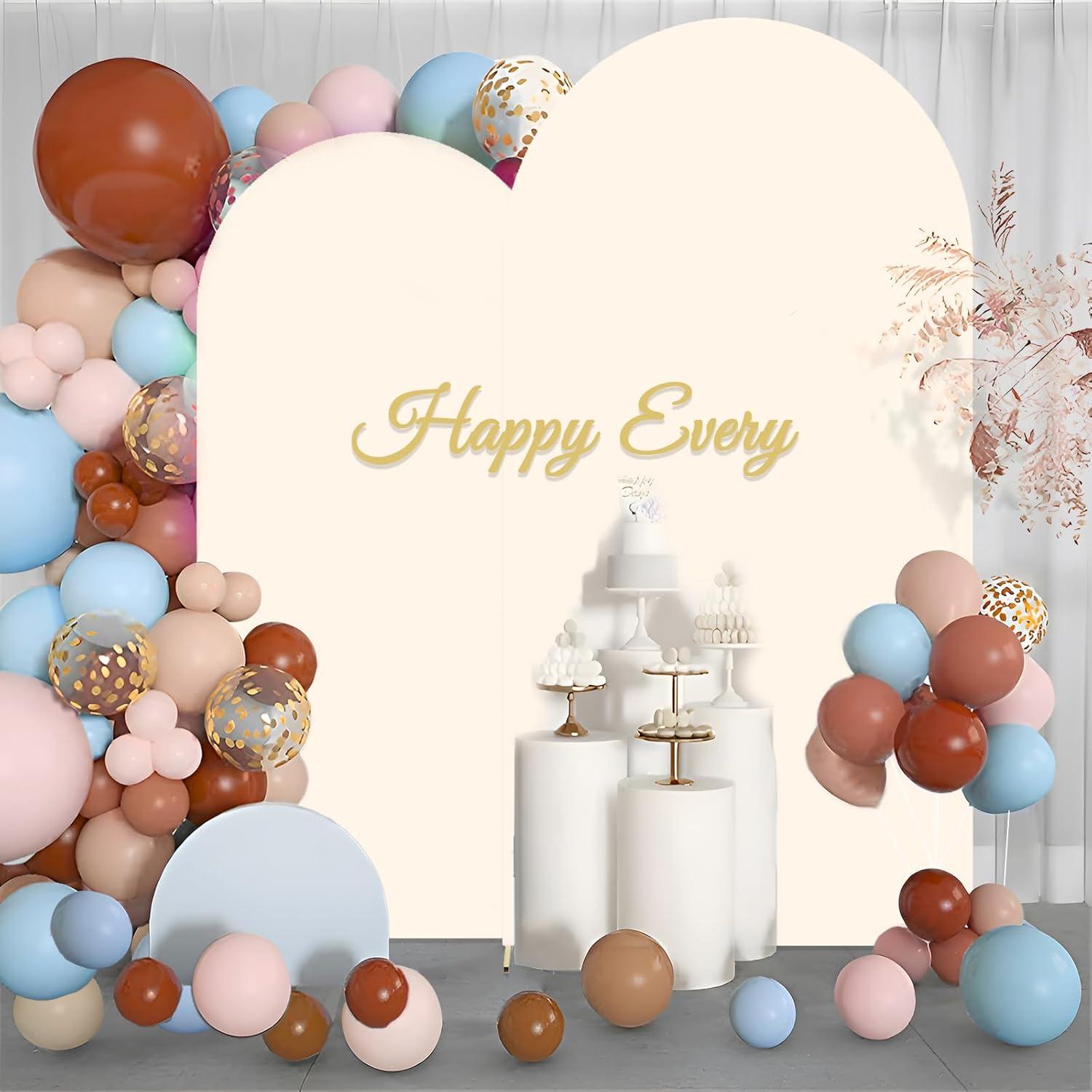 Juego de 2 Cubiertas de Arco Beige JCJ 2.2m y 1.8m con Cremallera