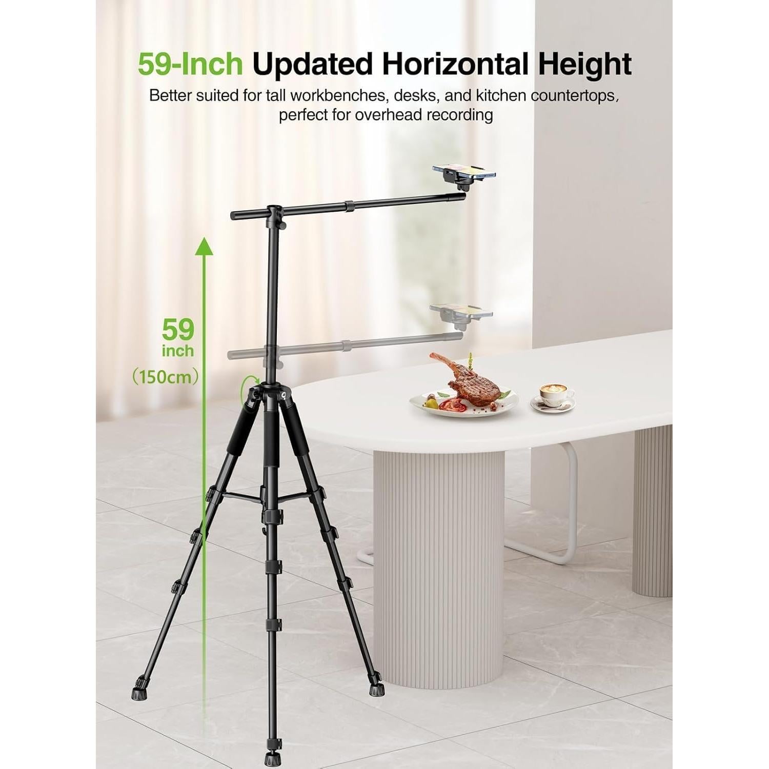 Trípode para Teléfono Elitehood PT-10 59" Ajustable 360°