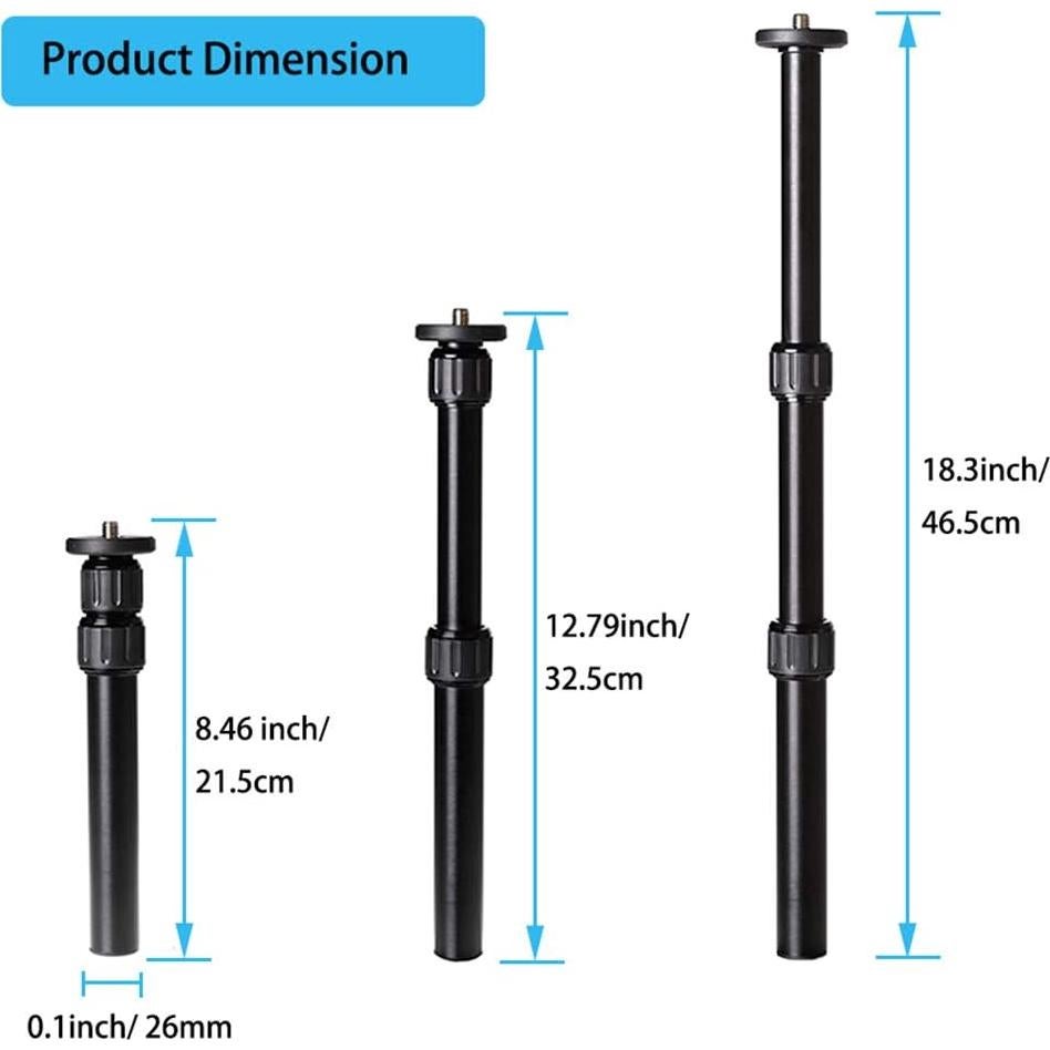 Extensión de Columna Central de Trípode Bcolor 21.5-46.5 cm