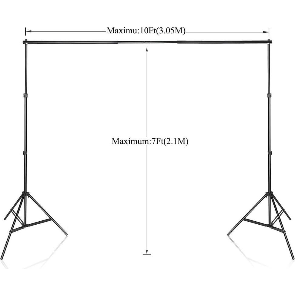 Kit Soporte de Fondo Ajustable Slow Dolphin 2.85 kg 10x7 ft