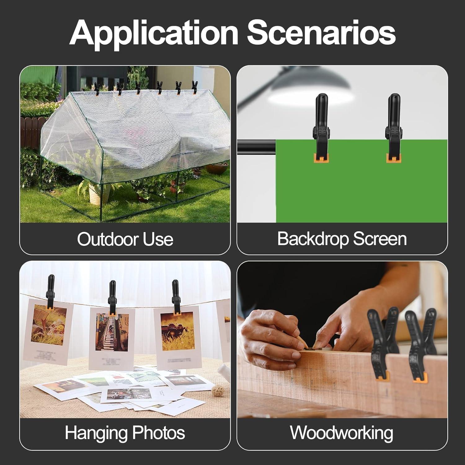 Abrazaderas de Resorte EMART 6 Piezas 11.43 cm Alta Resistencia