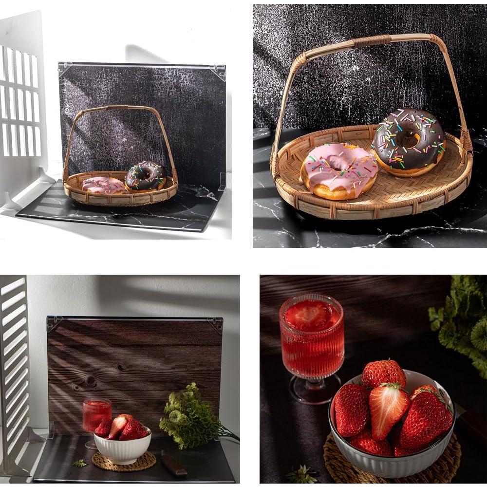 Kit de Fondos para Fotografía de Productos 10Pcs BYSTONE 42x29.7cm