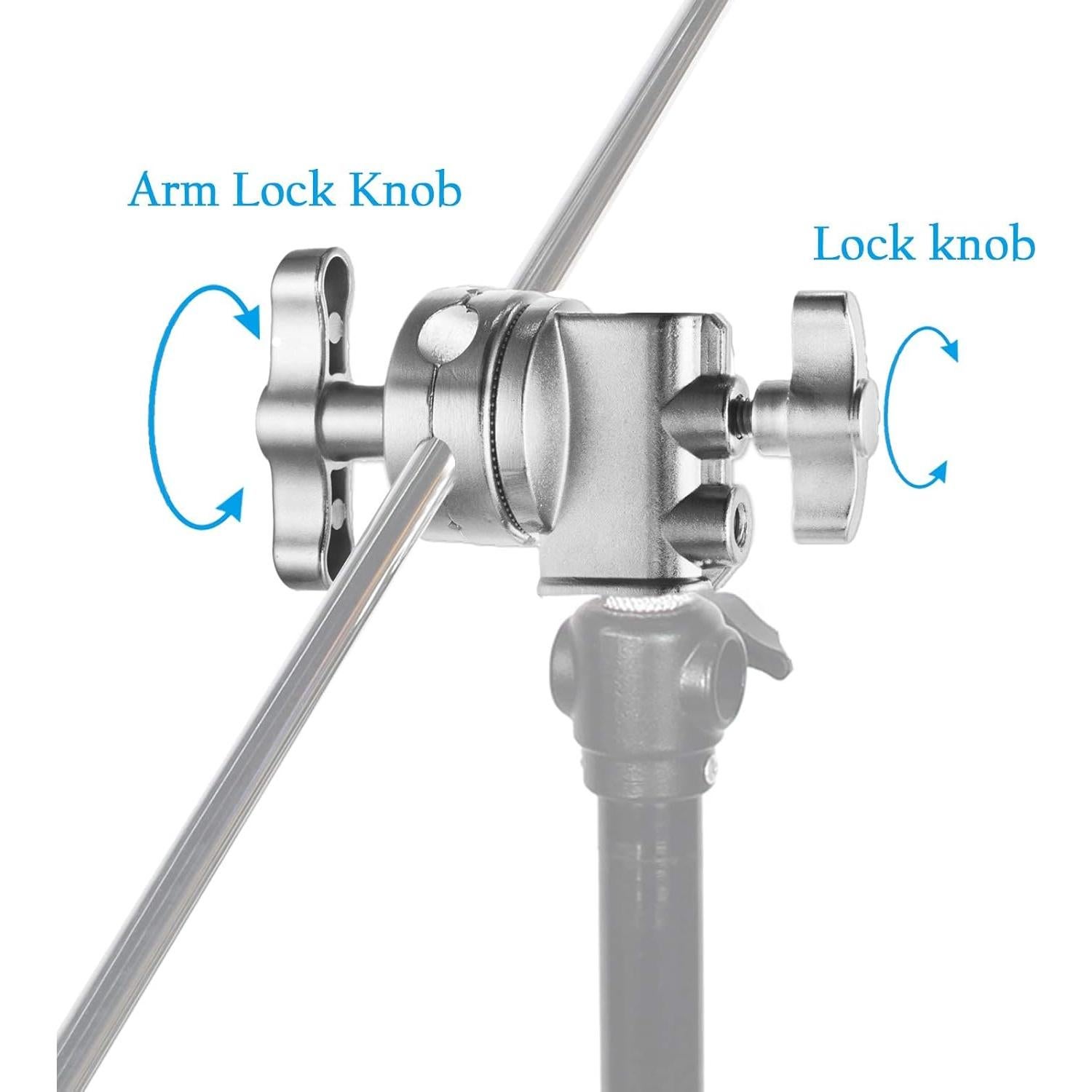 Adaptador de Soporte de Luz Giratorio Selens 2 Piezas 6.35 cm