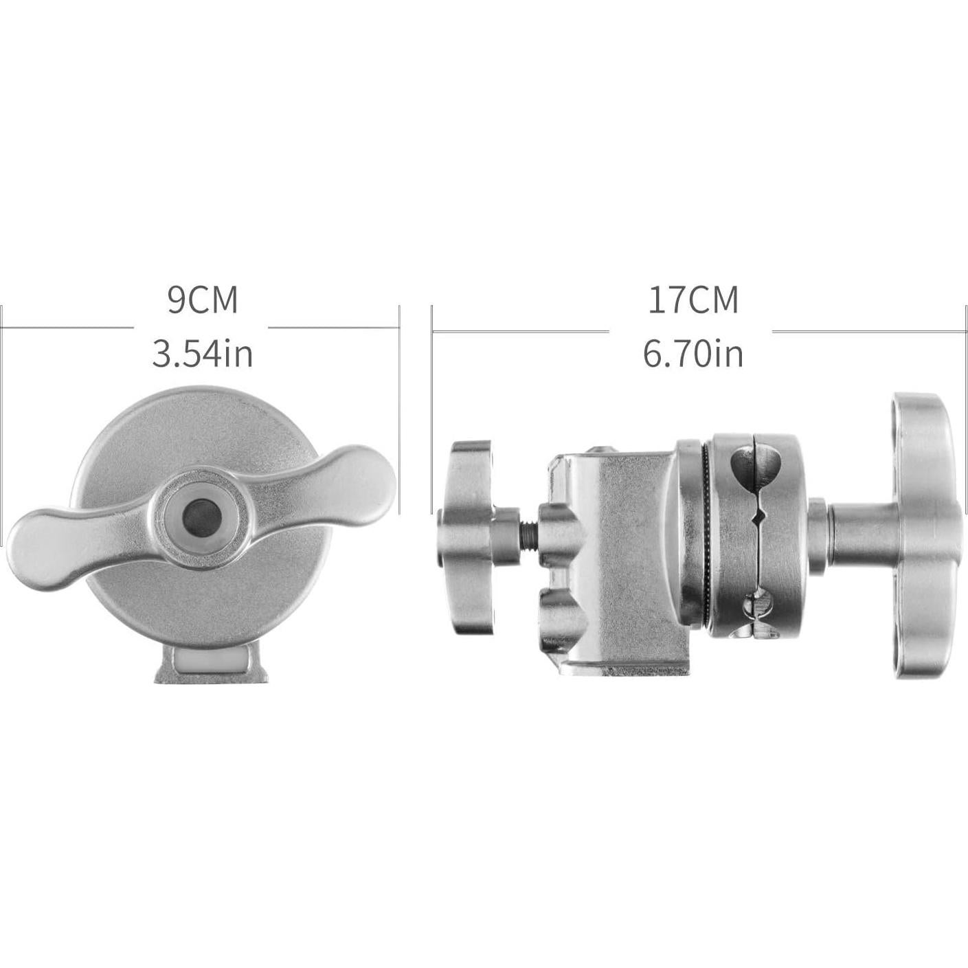 Adaptador de Soporte de Luz Giratorio Selens 2 Piezas 6.35 cm