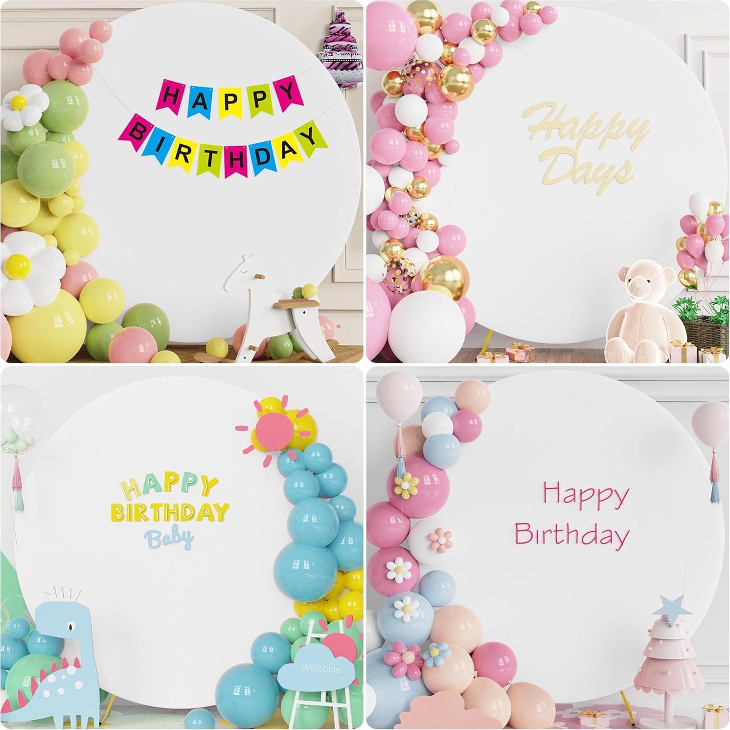 Cubierta de Arco Redondo Wokceer 2.2m Blanca de Poliéster