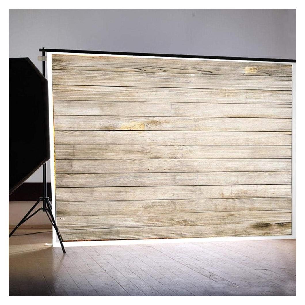 Fondo de Fotografía Laeacco 3x2.5m Madera Rústica Vintage