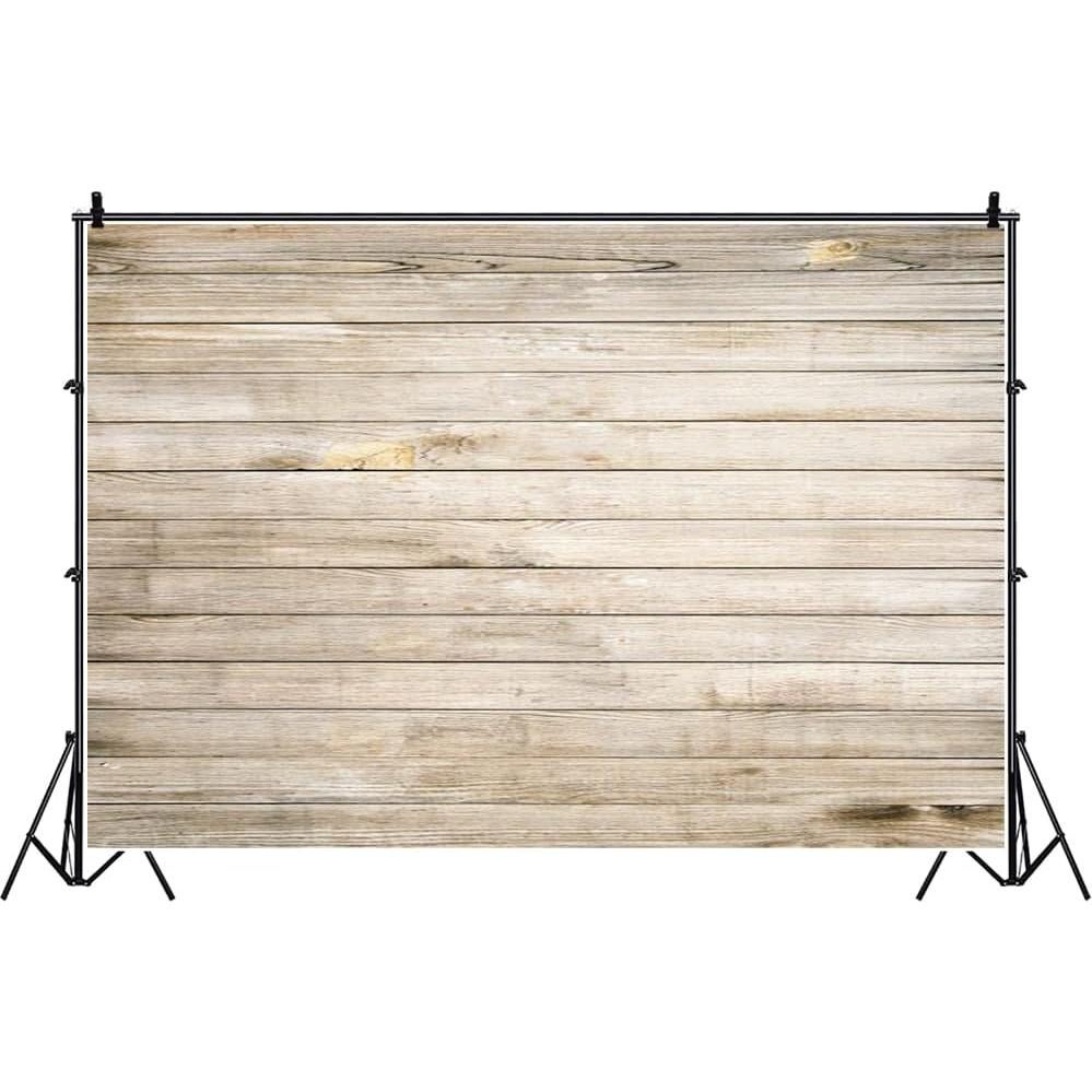 Fondo de Fotografía Laeacco 3x2.5m Madera Rústica Vintage
