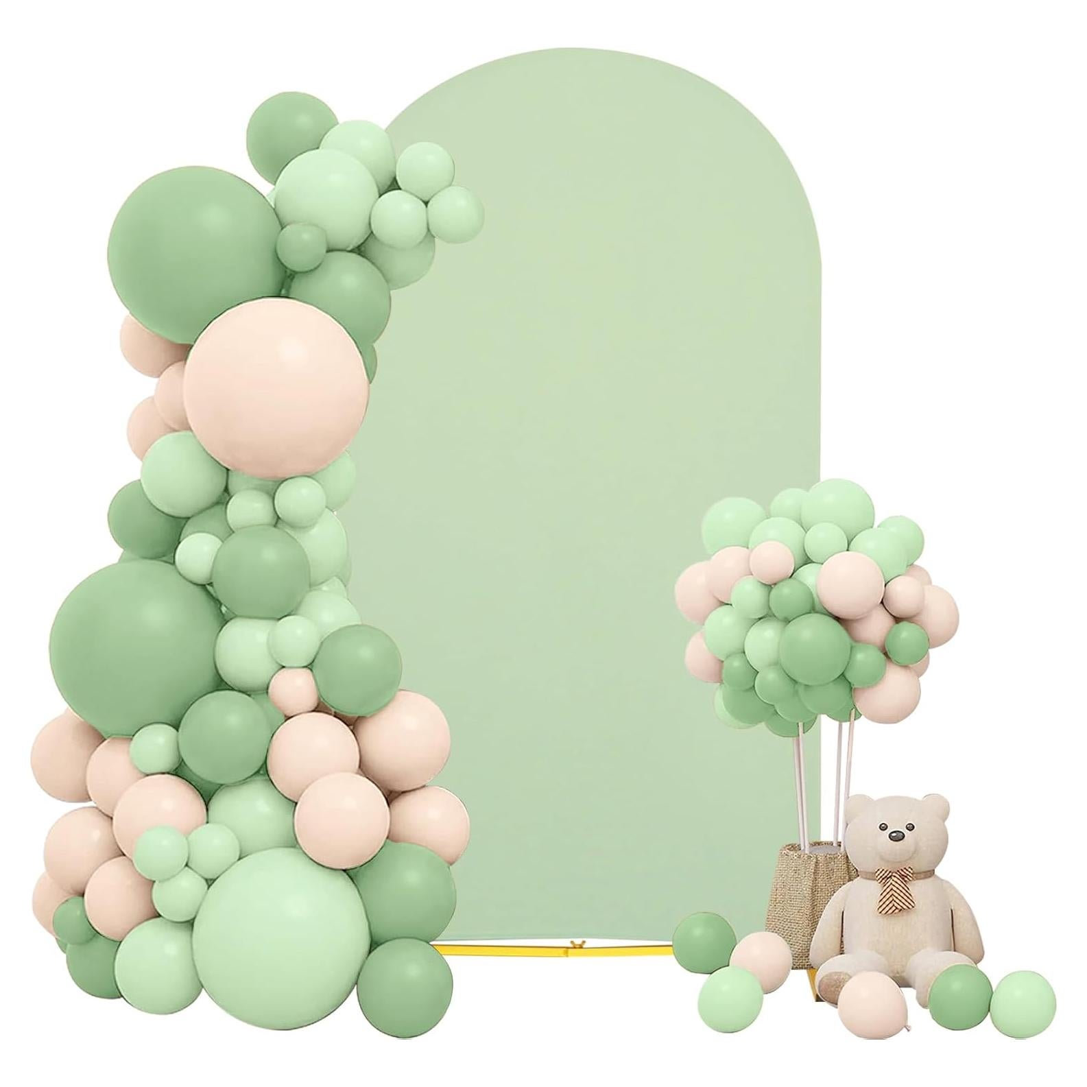 Cubierta de Arco de Boda 2.01m Verde Salvia FEINIGESI