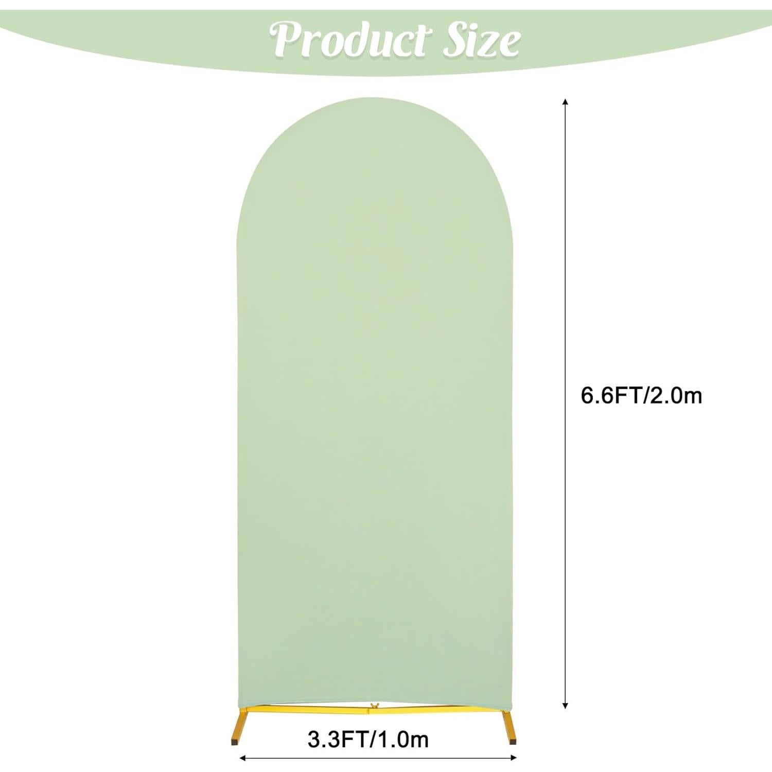Cubierta de Arco de Boda 2.01m Verde Salvia FEINIGESI