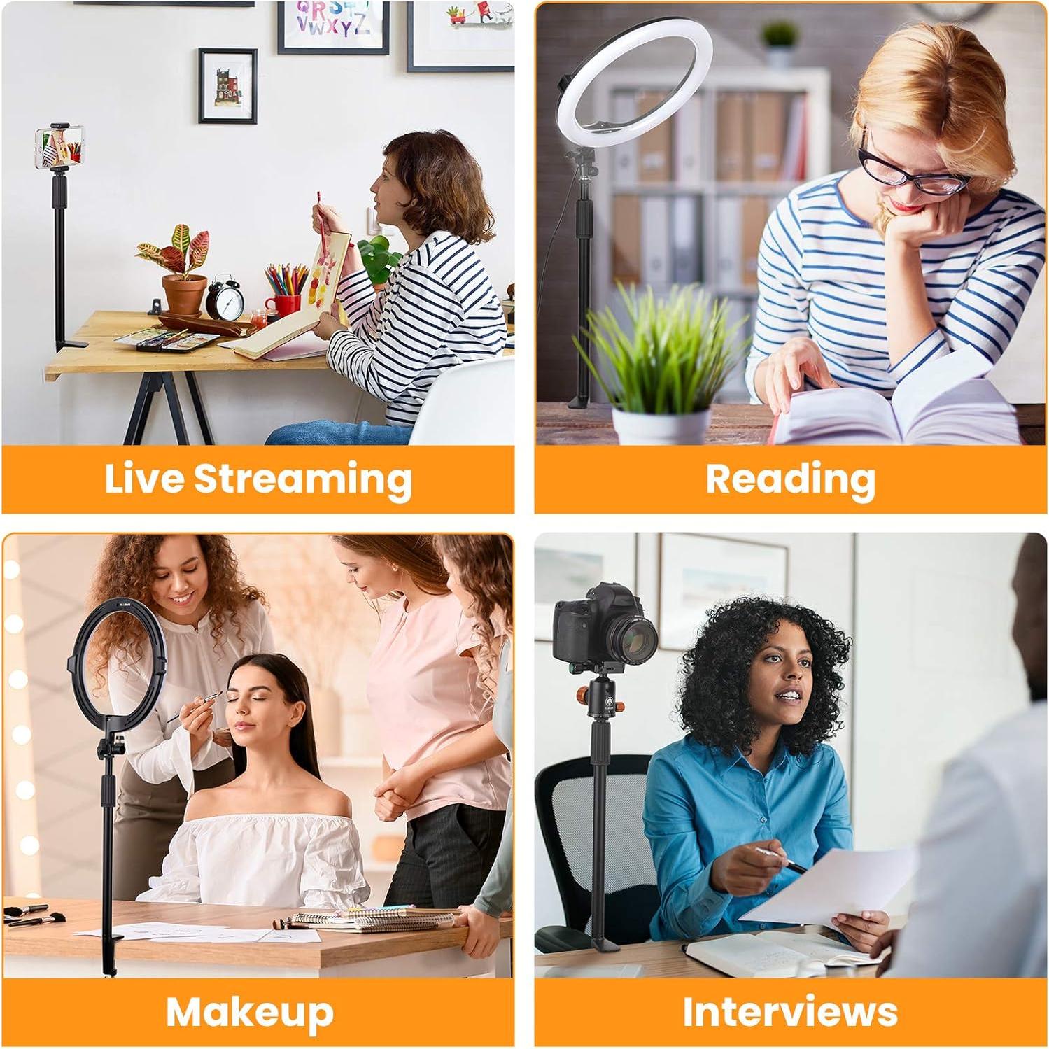 Soporte de Luz de Escritorio TARION Ajustable 35-64cm