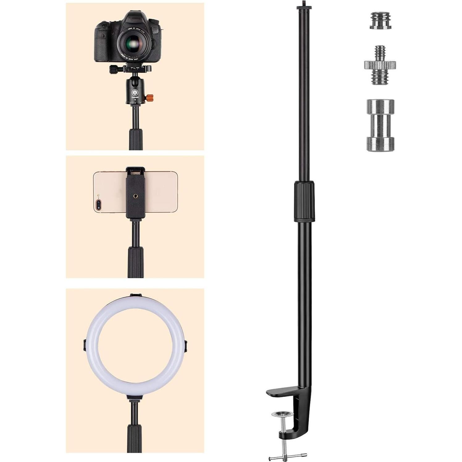 Soporte de Luz de Escritorio TARION Ajustable 35-64cm