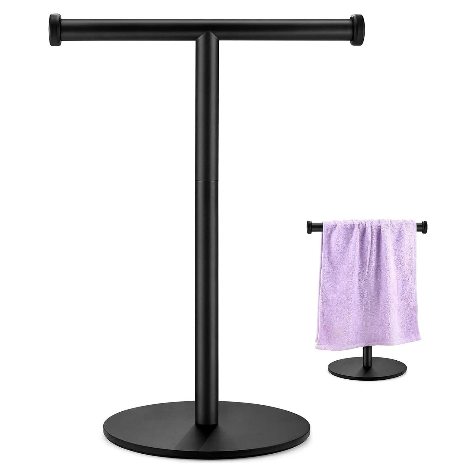 Soporte para Toallas de Mano KEWANNO Negro Mate 40.64x17.02 cm