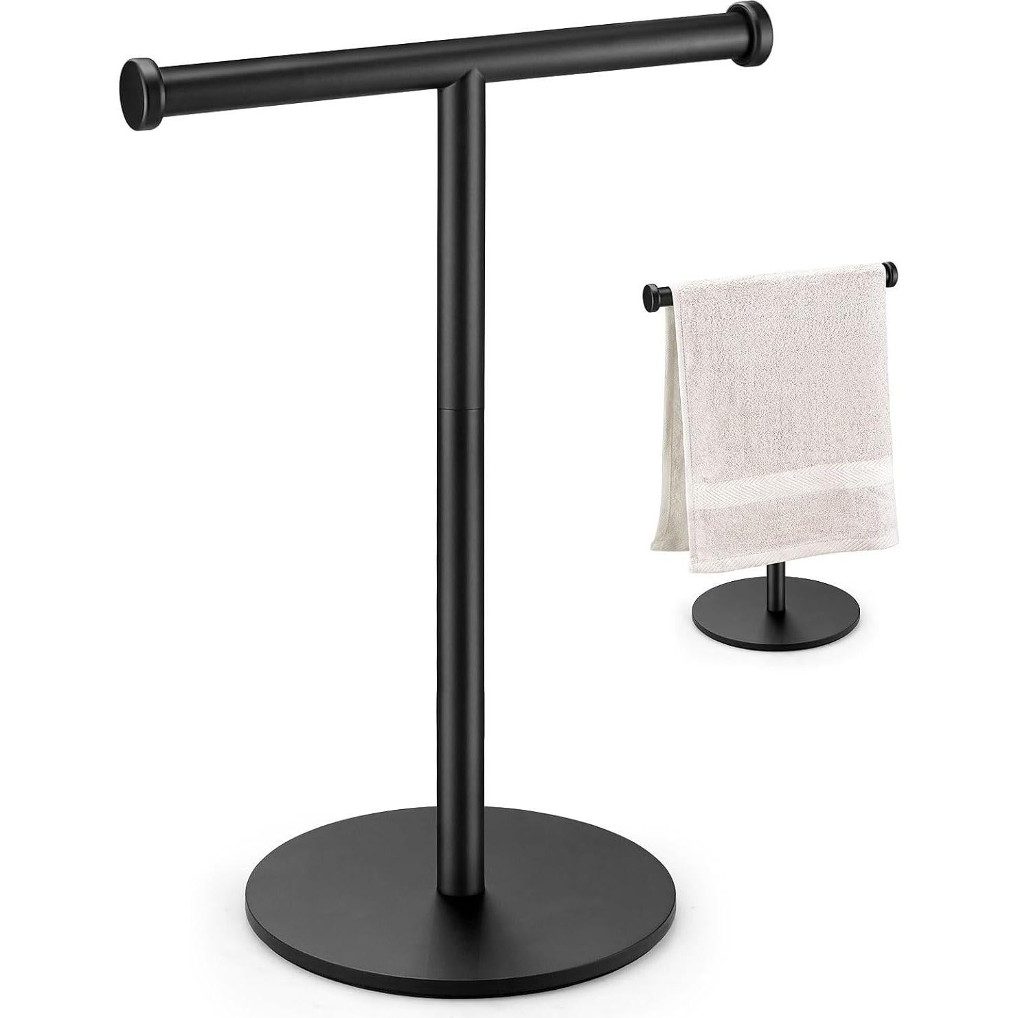 Soporte para Toallas de Mano KEWANNO Negro Mate 40.64x17.02 cm