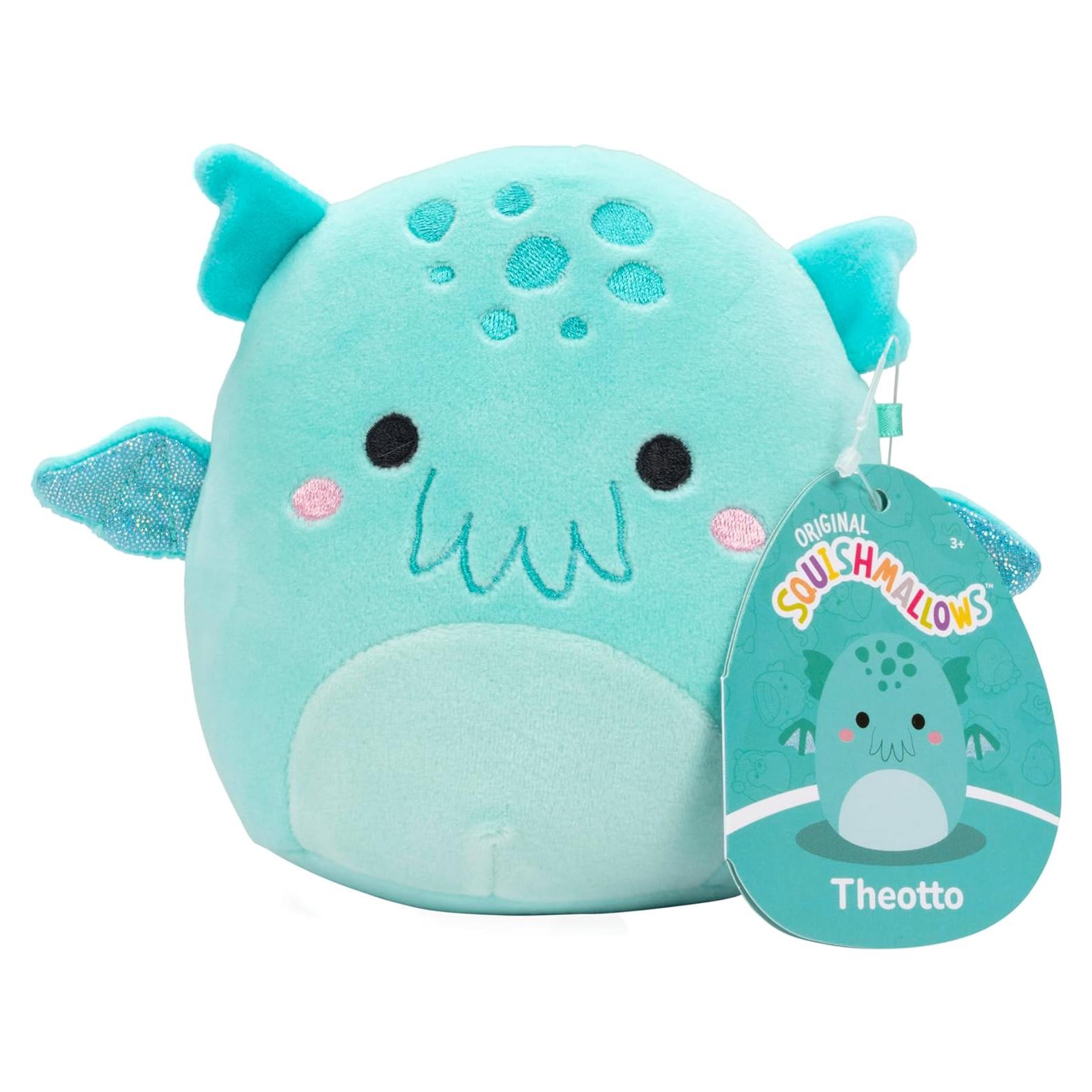 Squishmallows Theotto El Cthulhu 13 cm Peluche Suave Oficial