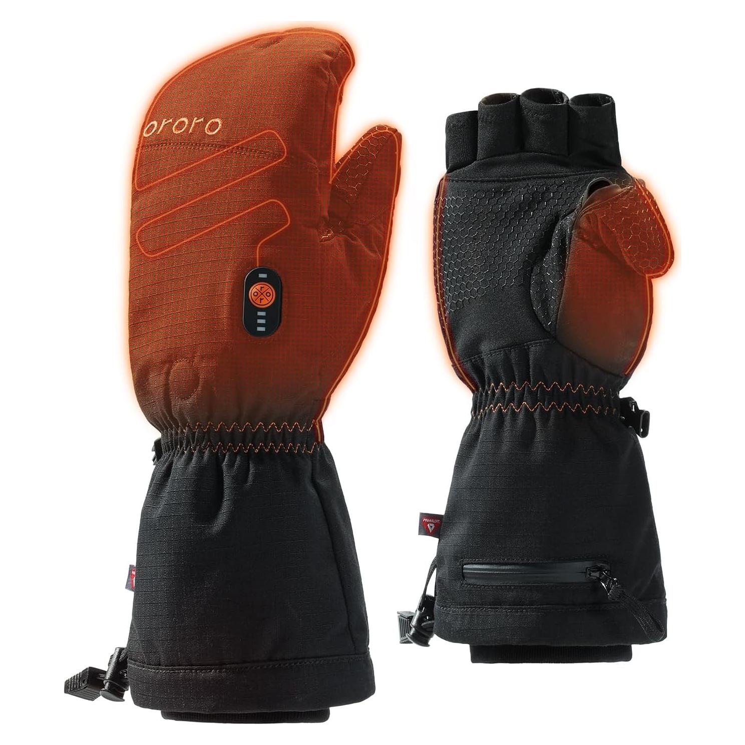 Mitones Calentados ORORO Unisex con Aislamiento PrimaLoft