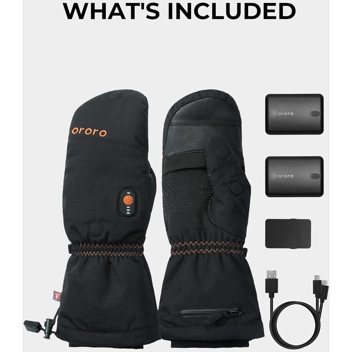 Mitones Calentados ORORO Unisex con Aislamiento PrimaLoft