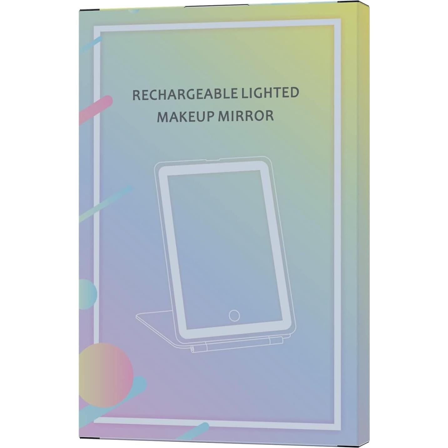 Espejo de Maquillaje de Viaje FUNTOUCH LED 72 Luces Plegable