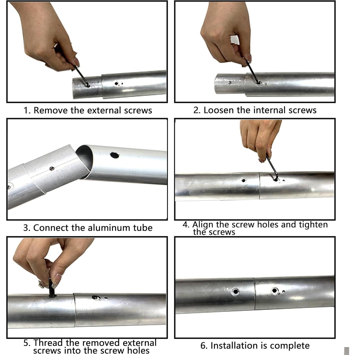 Tubo de Metal Inoxidable 3m para Soporte de Fondo de Estudio