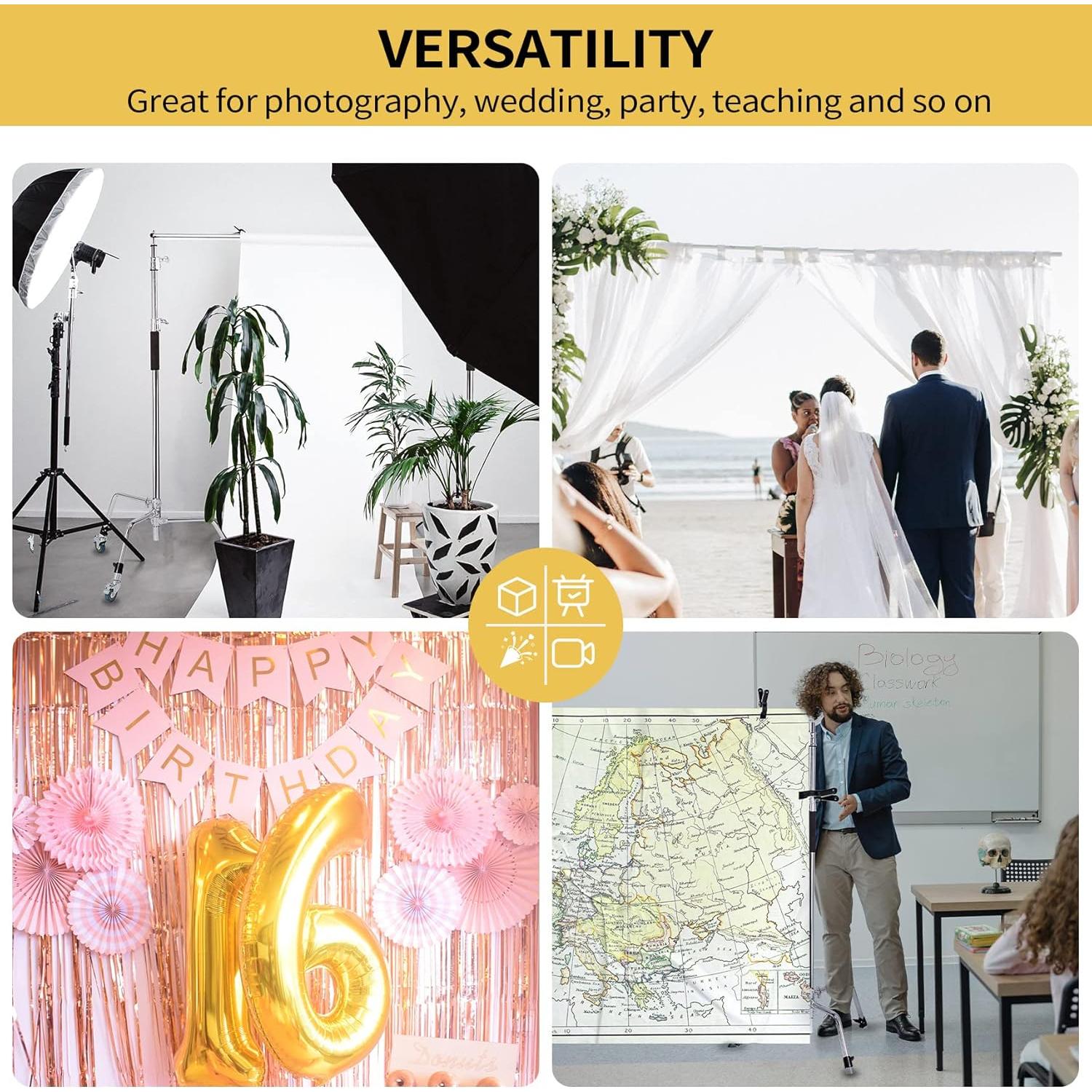 Barra Transversal Telescópica Meking Acero Inoxidable 3m