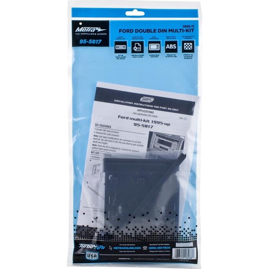 Kit Instalación Doble DIN Metra 95-5817 para Ford y Mazda