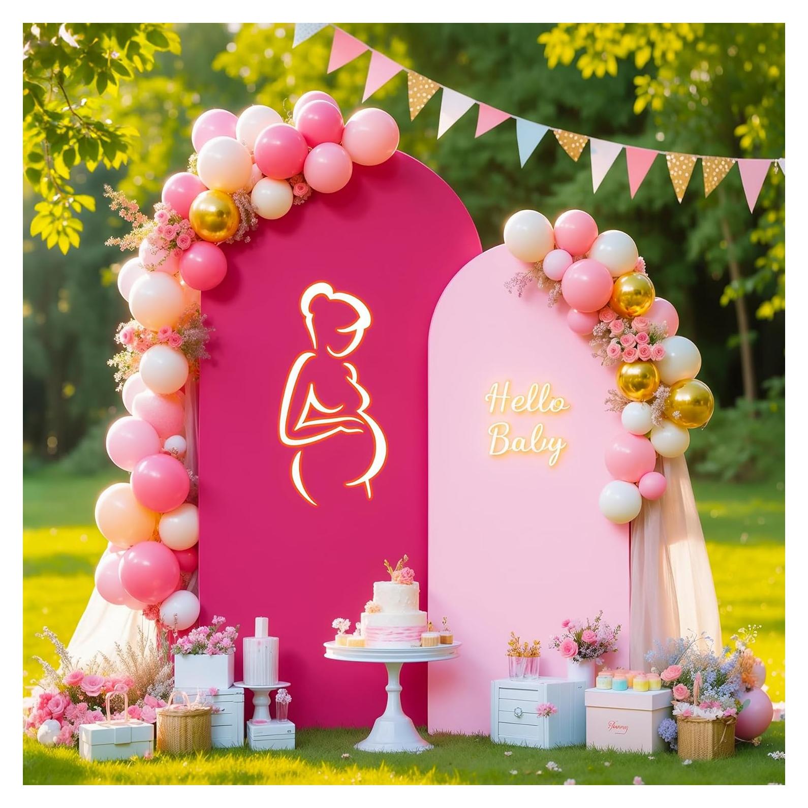 Juego de Fundas para Arco Rosa 2 Piezas 1.8m y 2.2m