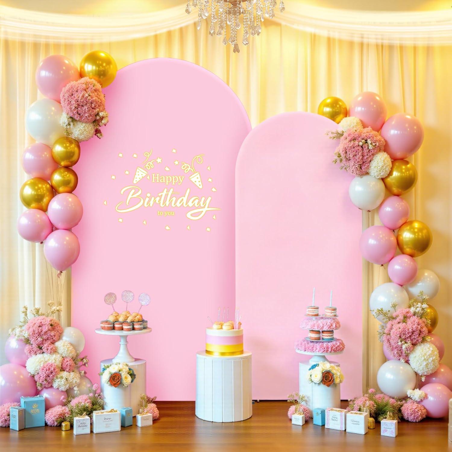 Juego de Fundas para Arco Rosa 2 Piezas 1.8m y 2.2m