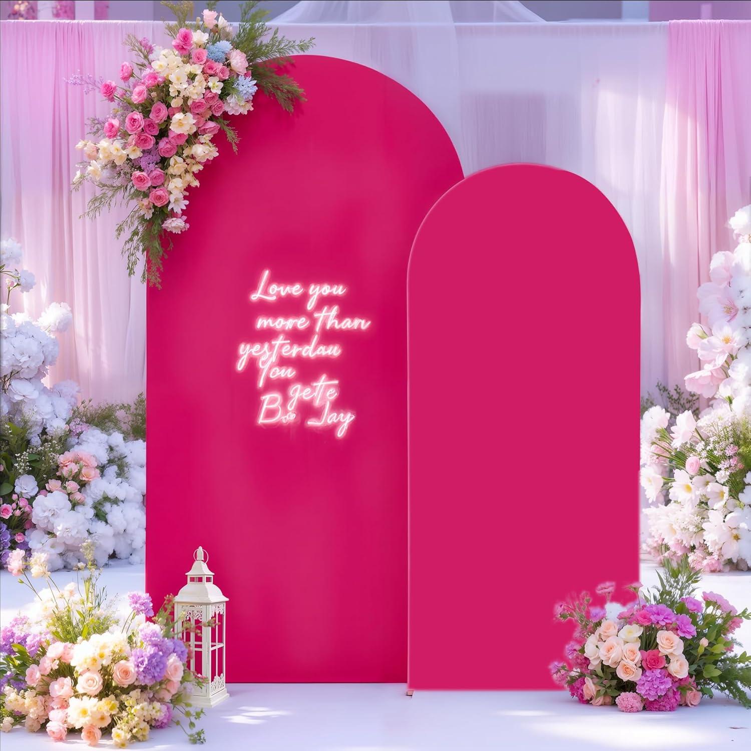 Juego de Fundas para Arco Rosa 2 Piezas 1.8m y 2.2m