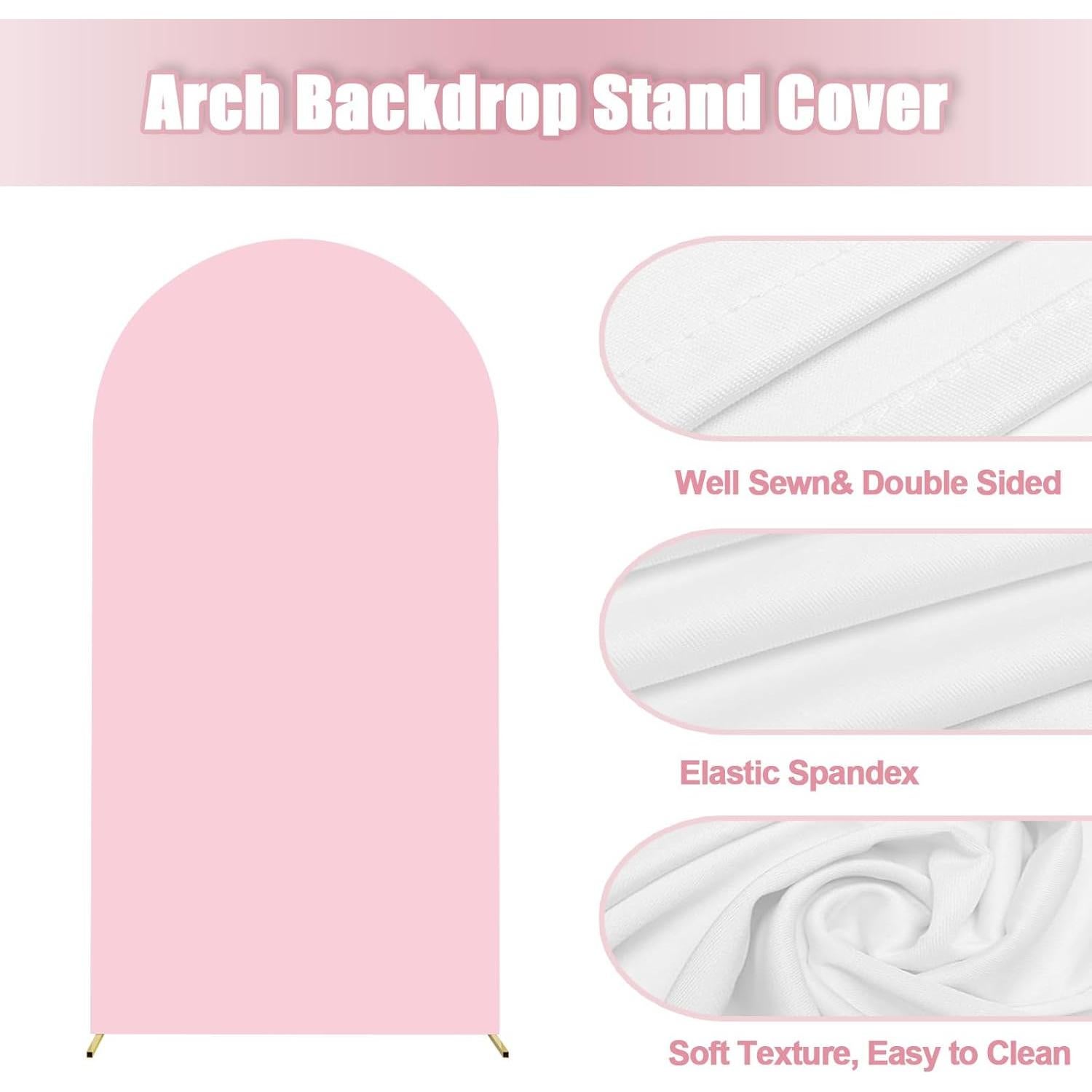 Cubierta de Soporte de Arco de Boda Aulaned 2.01m Rosa