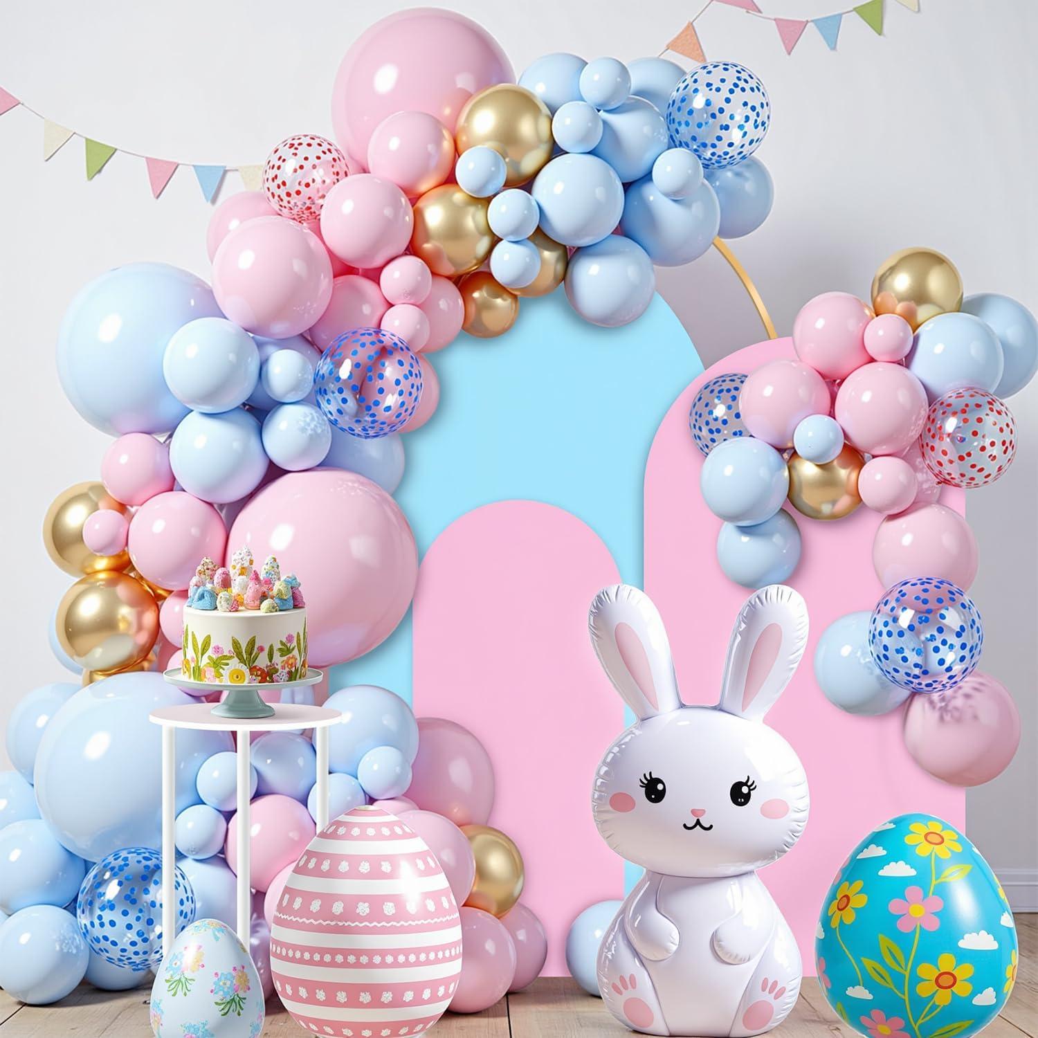 Juego de 3 Fundas para Arco de Boda Babenest Rosa Claro 2m-2.4m