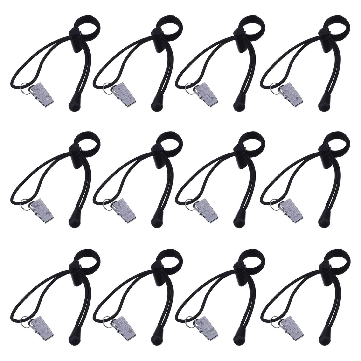 Soporte de Clips para Fondo de Estudio Mudder, 12 Piezas, Negro