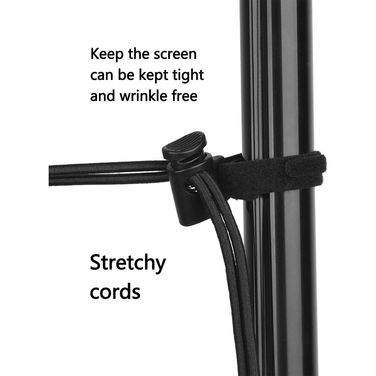 Soporte de Clips para Fondo de Estudio Mudder, 12 Piezas, Negro