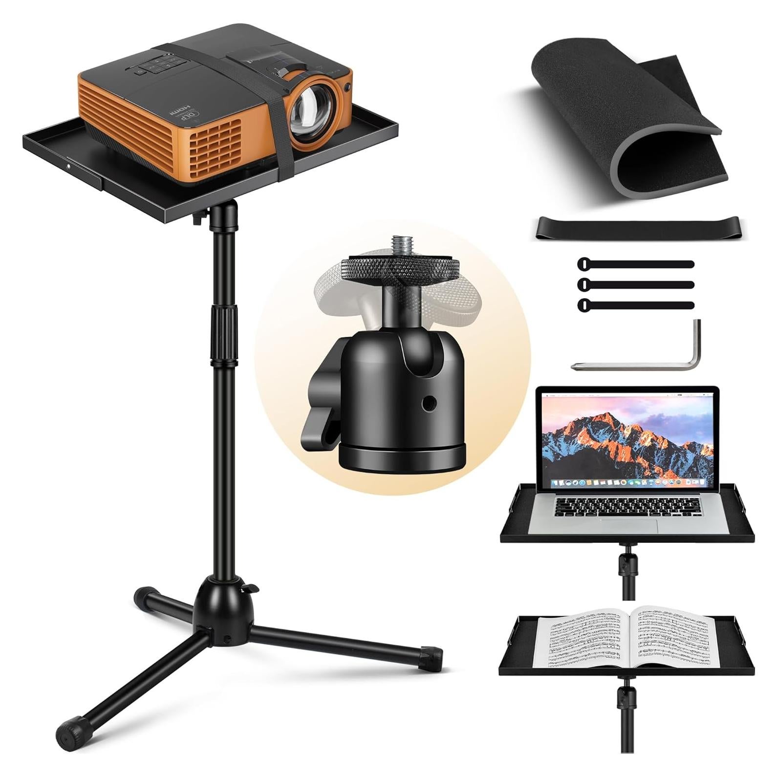 Trípode Proyector CAHAYA Ajustable 89.85 a 129.97 cm Plegable