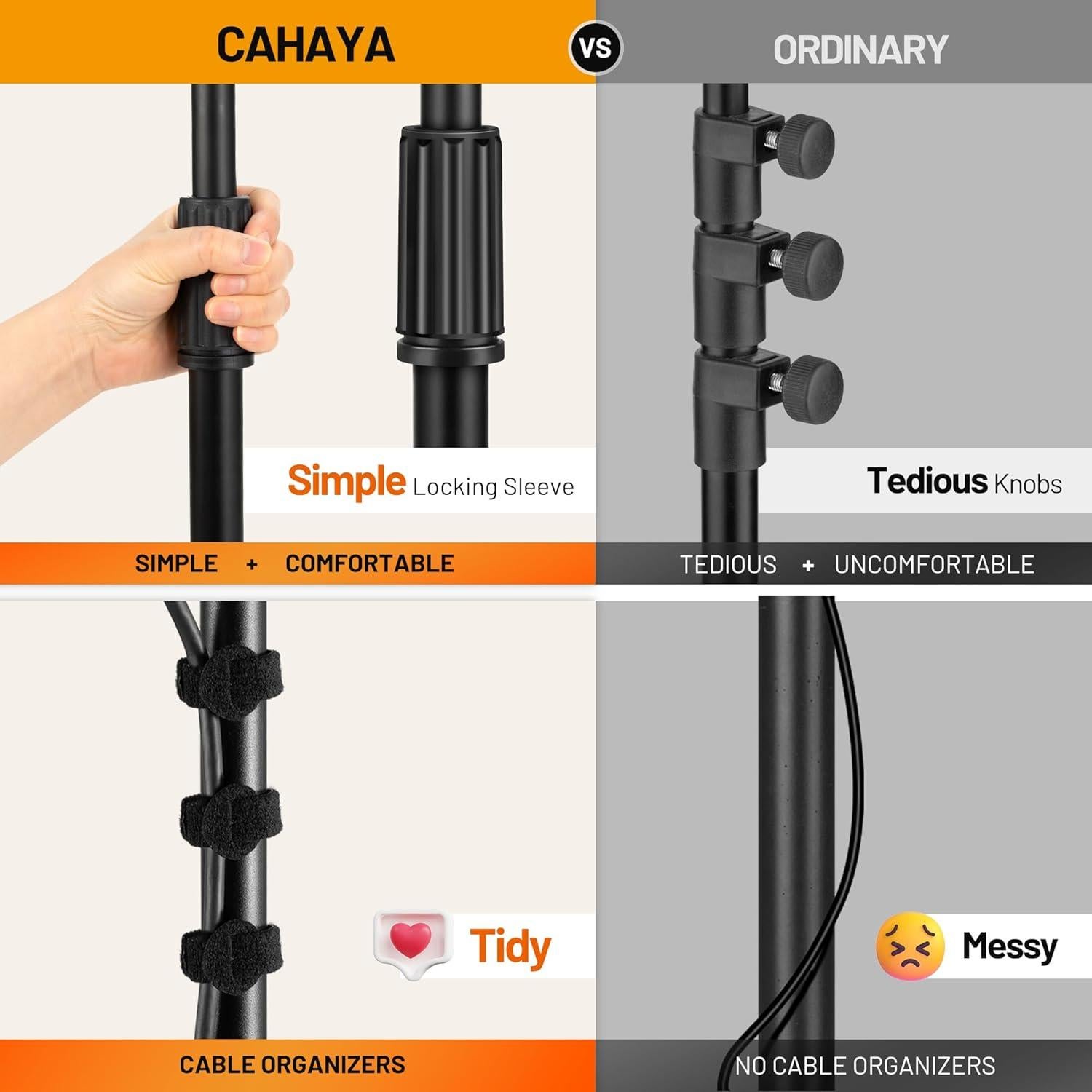 Trípode Proyector CAHAYA Ajustable 89.85 a 129.97 cm Plegable
