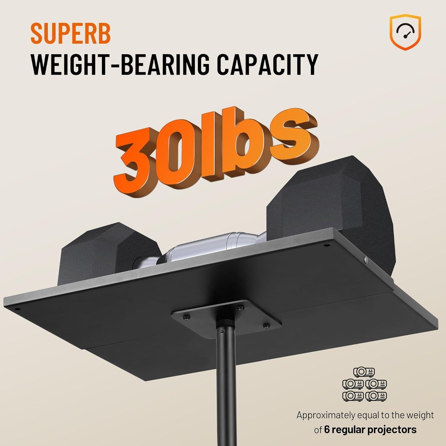 Trípode Proyector CAHAYA Ajustable 89.85 a 129.97 cm Plegable