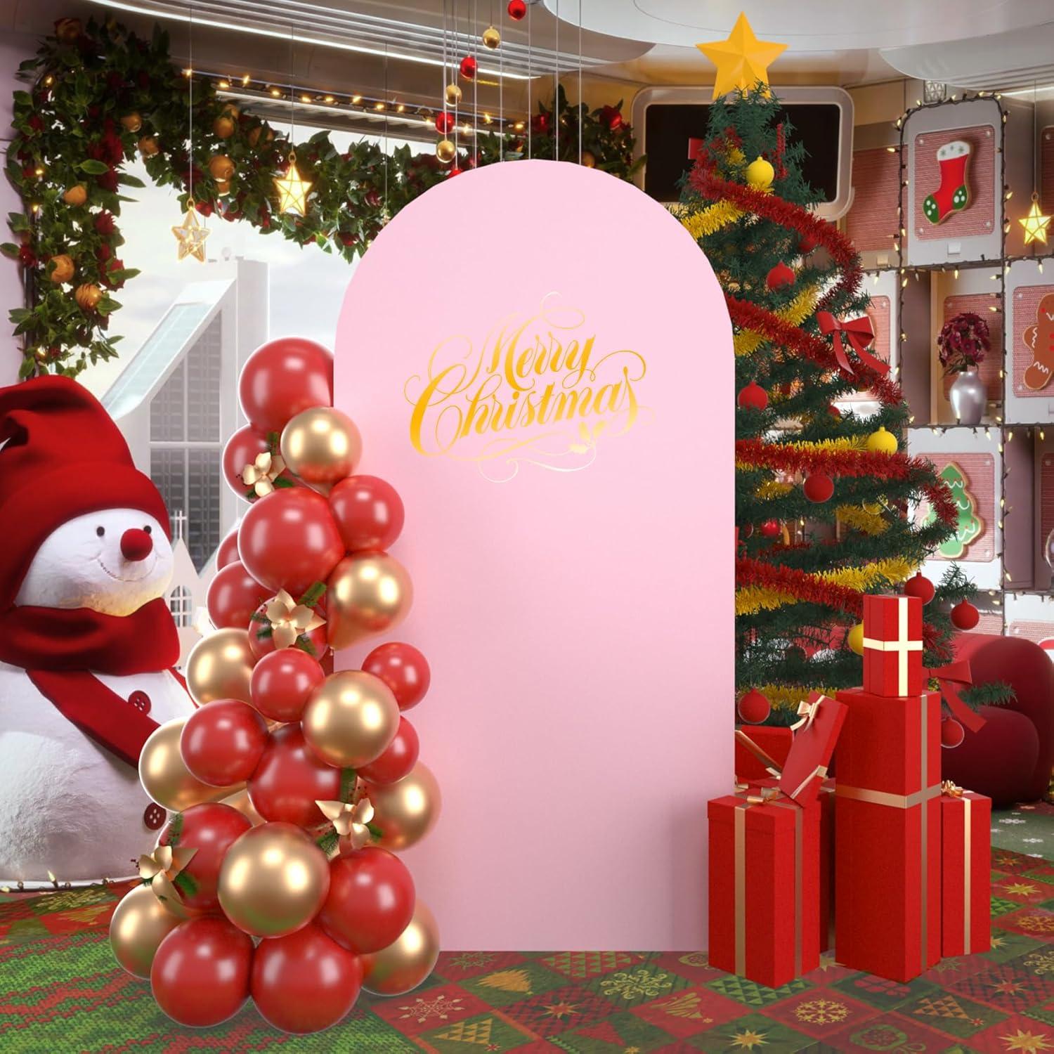 Cubierta de Arco de Boda Bricia 2.19m Rosa Estirable