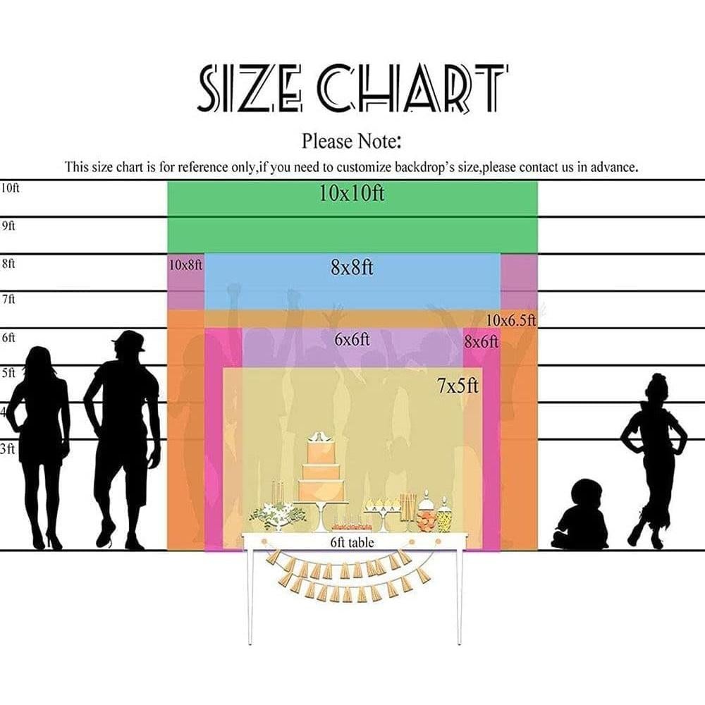 Fondo de Fiesta Brillo Neón Avezano 210x150 cm Decoración