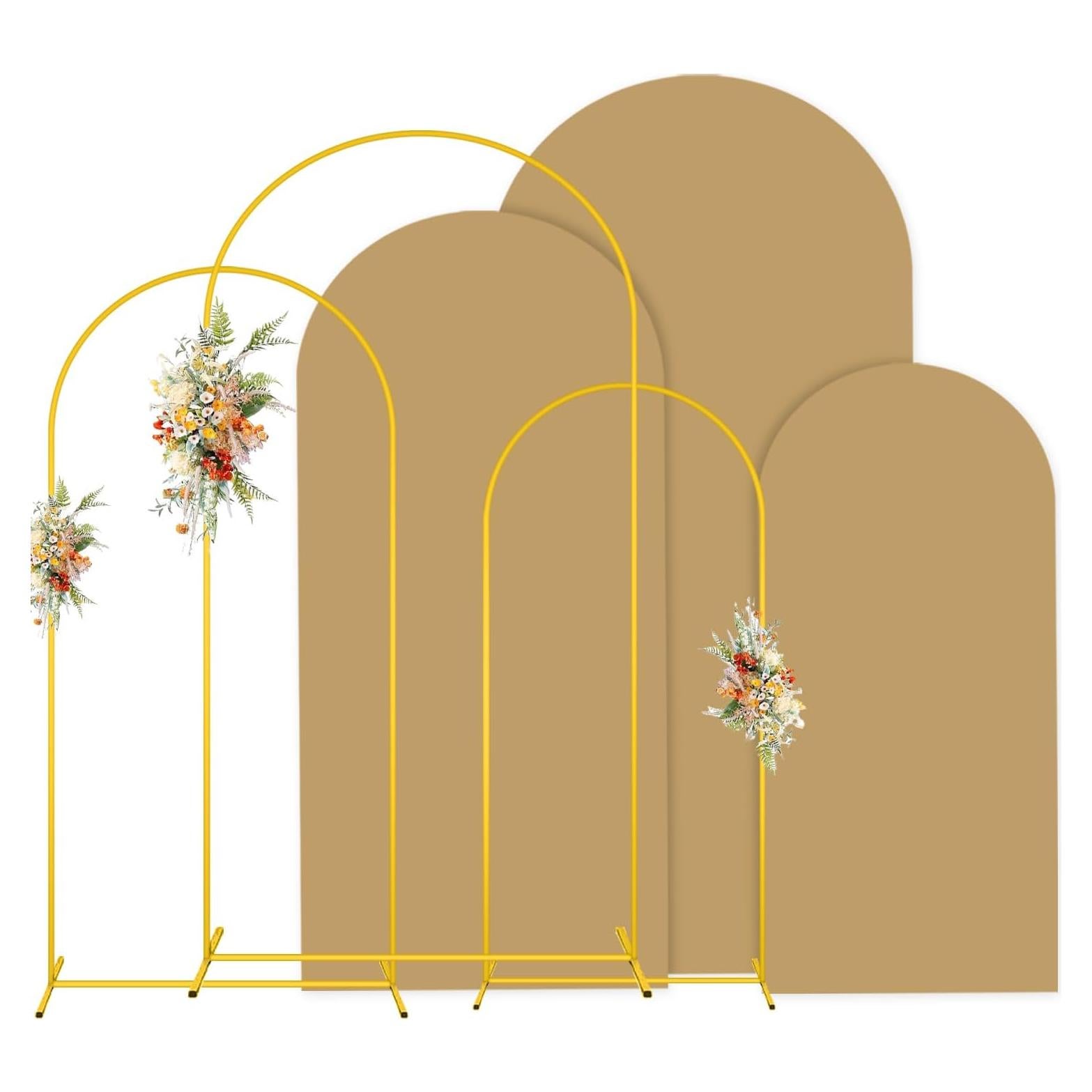 Soporte de Arco de Metal MODFUNS con Cubierta Caqui 4-6ft