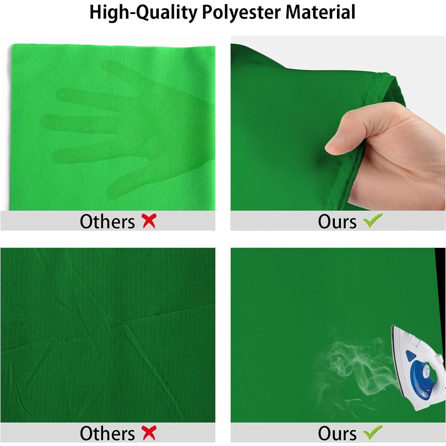 Fondo Verde UTEBIT 1.83 x 2.74 m Tela para Fotografía y Video